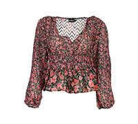Desigual, Femme, Blouses et Chemises, Multicolore, Taille: 44 FR Chemisier à motifs avec col en V