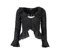 Desigual, Femme, Blouses et Chemises, Noir, Taille: 40 FR Blouse à Manches Longues