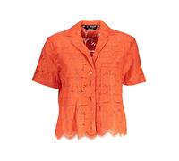 Desigual, Femme, Blouses et Chemises, Orange, Taille: 42 FR Arancione Poliammide Shirt