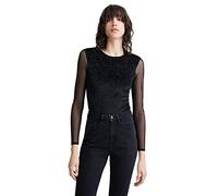 Desigual Femme Body_soft 2000 Black blouse, Noir, XL EU