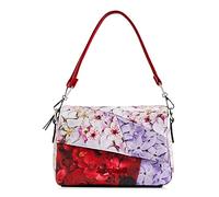 Desigual Femme Bols_imperial Patch Sac de sport Across , Rouge, Taille unique EU