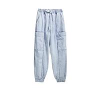 Desigual Femme Denim_georgia Pantalons, Bleu, L EU