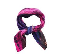 Desigual Femme Fou_tie Dye Squared charpe tendance, Rouge, Taille unique EU