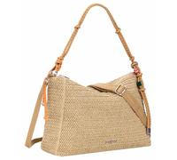 Desigual Femme Grand sac en raphia avec breloques.
