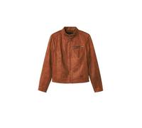 Desigual Femme Manteau en polyuréthane tissé, Marron, XL