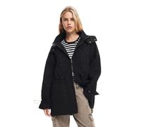 Desigual Femme Parka tissée, Noir
