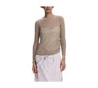 Desigual, Femme, Pulls, Beige, Taille: 42 FR Robe Élégante en Polyester Blanc