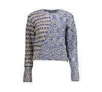 Desigual, Femme, Pulls, Multicolore, Taille: 42 FR Blue Polyester Sweater
