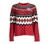 Desigual Jers_Buddy 3014 Scarlet Pull Sweater, Rouge, XL Femme