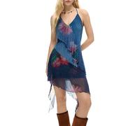 Desigual Robe femme Nora – Bleu – Taille L