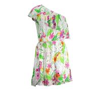 Desigual, Femme, Robes, Multicolore, Taille: 42 FR Robe courte chic One-Shoulder