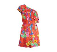 Robe courte asymétrique tropicale femme Desigual - orange - XS L
