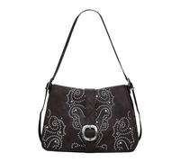 Desigual, Femme, Sacs, Brun, Taille: ONE Size Sac à main moyen clouté pour femme
