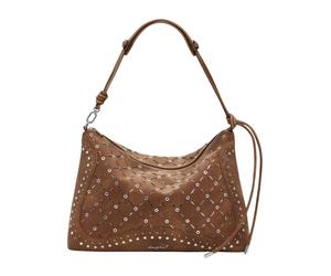 Desigual, Femme, Sacs, Brun, Taille: ONE Size Sac Mini Matelassé avec Clous Métalliques