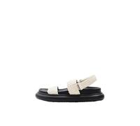 Desigual Femme Shoes_Boat_Macrame Sandales, Noir, 40 EU