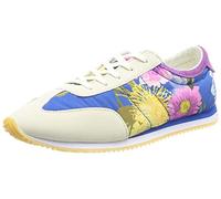 Desigual Femme Sneakers Low Sneaker, Azul Niza, 36 EU