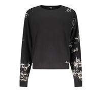 Desigual, Femme, Sweatshirts et sweats à capuche, Noir, Taille: 40 FR T-shirt à manches longues Marquette