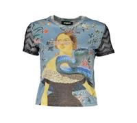 Desigual, Femme, Tops, Multicolore, Taille: 42 FR T-Shirt en Polyester