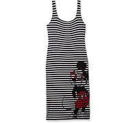 Desigual Femme Vest_Mickey Lunettes de Soleil Robe décontractée, Blanc, Taille S