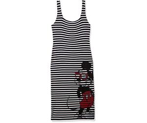 Desigual Femme Vest_Mickey Lunettes de Soleil Robe décontractée, Blanc, Taille S