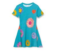 Desigual Fille 25sgvk20 Robe, Bleu, 10 Ans EU