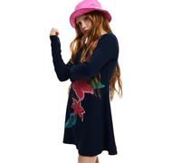 Desigual Fille 25sgvk21 Robe, Bleu, 12 Ans EU