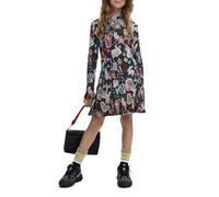 Desigual Fille 25wgvk06 Robe, Noir, 10 Ans EU