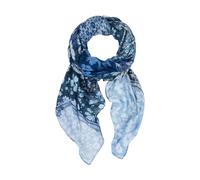Desigual - Floral Pattern Viscose Scarf - Femme - Accessoires - Bleu - Taille: ONE Size