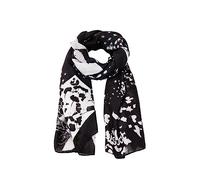 Desigual Fou_Floral BW Rectangle, Noir, Taille Unique Femmes
