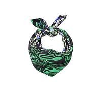 Desigual Fou_PSICO Flor Carre, pour femme, vert, taille unique, vert, taille unique