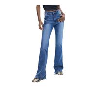 Desigual - Front and Back Pockets Stretch Jeans - Femme - Jeans - Bleu - Taille: 38 FR