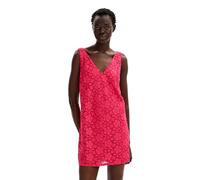 Desigual Gilet en Dentelle Robe, Rouge, XL Femme