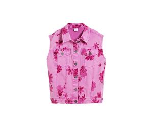 Desigual Gilet rose / violet rouge, Taille 110-116