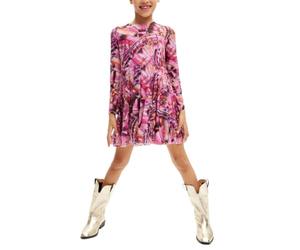 Desigual Girl Knit Dress Long Sleeve, Robe Filles,