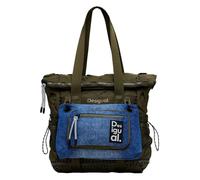 Desigual Grand sac à dos en nylon pour femme, vert, Einheitsgröße