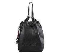 Desigual Sac à dos Back_Half Logo Luena NF B Femme Noir Taille ONE Size