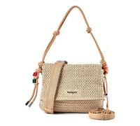 Desigual Sac à bandoulière Half Logo Raffia Venecia 23,5 cm beige