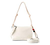 Desigual sac à épaule bandoulière Half Logo Venecia 4.0 Crossbody Bag Ecru écru