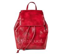 Desigual Sac à dos Half Logo Luena 30 cm logo intégré multi-compartiments rouge