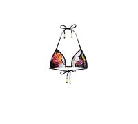 Desigual Daikiri Top Bas de Bikini, Noir/Blanc, L Femme