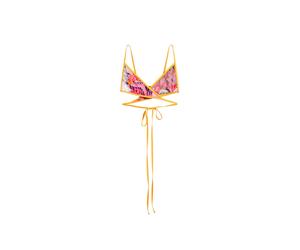 Desigual Hauts de bikini gris clair / orange / rose / noir, Taille 100