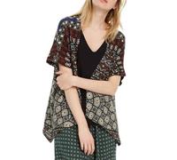 DESIGUAL Jamil Pull Femme 2en1 Maille Asymétrique Drappé M à Col V