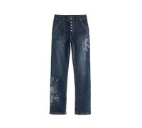 Desigual Jean bleu denim / blanc, Taille 30-31