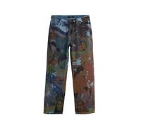 Desigual Jean bleu denim / bleu clair / rouille / vert clair, Taille 36