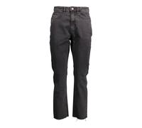 Desigual - Jean Droit Court - Femme - Jeans - Noir - Taille: 38 FR