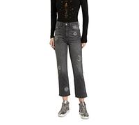 Desigual Jean lagun, Noir, 36 Femme