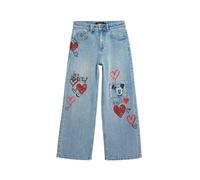 Desigual Jean 'Mickey Mouse' bleu / mélange de couleurs, Taille 36