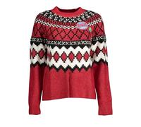 Desigual Jers_Buddy 3014 Scarlet Pull Sweater, Rouge, XL Femme
