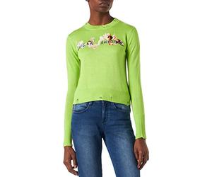 Desigual JERS_Julia Sweat, Vert, Taille L Femme