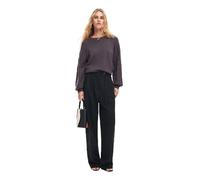 Desigual Pull Plat en Tricot Fin pour Femme Sweat-Shirt, Noir, Taille